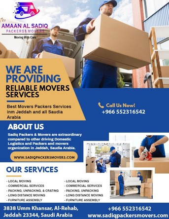 Jeddah, Relocation, ALSADIQ PACKERS & MOVERS Furniture Dismantle Fitting With Professional Team&storage Also
