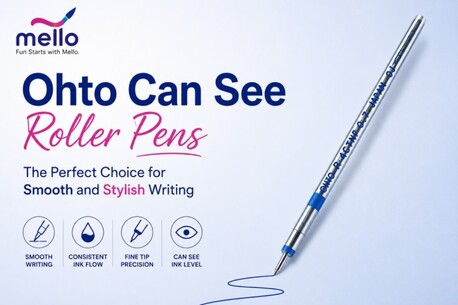New Delhi, Legal, Experience Smooth Writing With Ohto Can See Roller Pens
