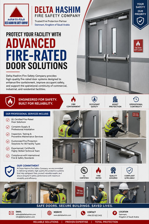 Dammam, Technical, Fire Rated Door, Supply, Installation And Maintenance Services In Dammam