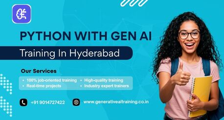 Hyderabad, Education, Python With Generative AI Training Hyderabad - Python Gen AI