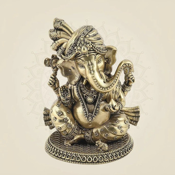 Noida, Collectibles, INR 4610,  Elegant Brass Ganesha Idol For Home Décor & Pooja