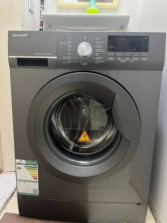 Al Wizarat, Appliances, SAR 800,  Sharp 7Kg Front Load Washing Machine