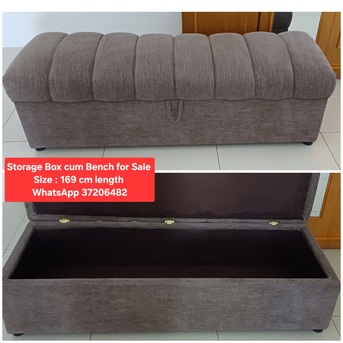 Manama, Furniture, BHD 26,  ✅️ Storage Box Cum Bench For Sale In Good Condition With Delivery