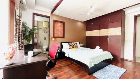 New Delhi, Apts/Flats Wanted, INR 9924/day,  Furnished,  1 BR,  600 Sq. Feet,  1BHK Green Park - Balcony, Lift, Parking