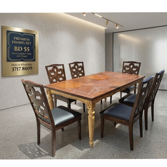 Manama, Furniture, BHD 55,  🌍🌐Dinning Table With 6 Chairs For Sale With Delivery