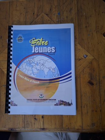 Gudaibiya, Books, BHD 3,  10th Std French Book ( Indian School )