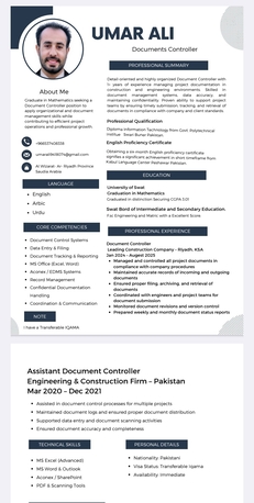 Riyadh, Job Seekers, Document Controller