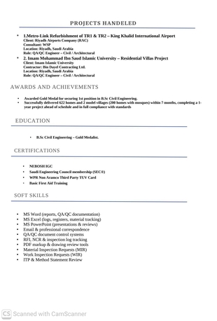 Jubail, Job Seekers, QC ENGINEER CIVIL