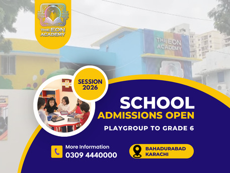 Karachi, Education, The Eon Academy - Trusted School In Bahadurabad Karachi