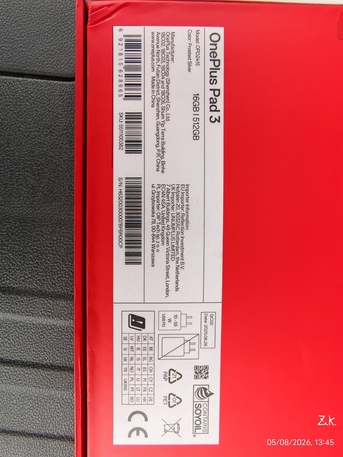 Riyadh, Tablet Computers, SAR 2499,  Like New Oneplus Pad 3 512GB With Keyboard