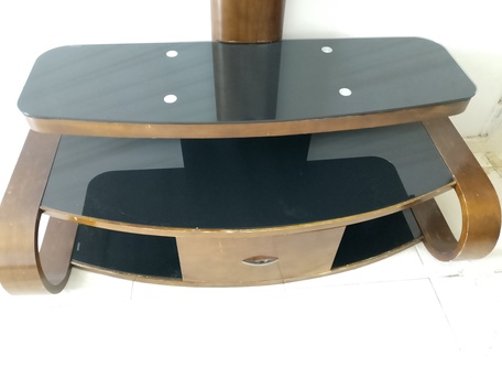 Taif, Appliances, SAR 150,  TV Stand Wooden Plus Glass Only 150SAR