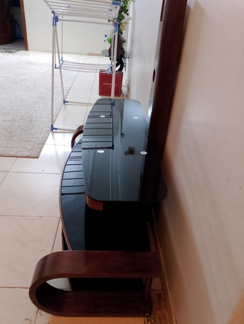 Taif, Appliances, SAR 150,  TV Stand Wooden Plus Glass Only 150SAR