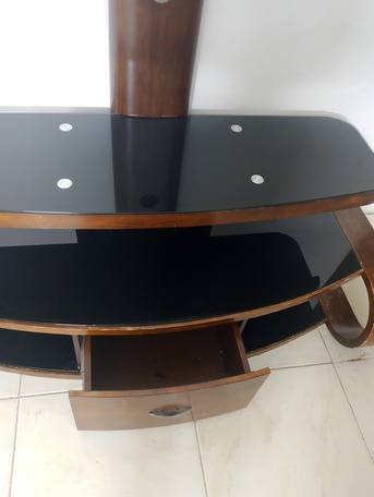Taif, Appliances, SAR 150,  TV Stand Wooden Plus Glass Only 150SAR