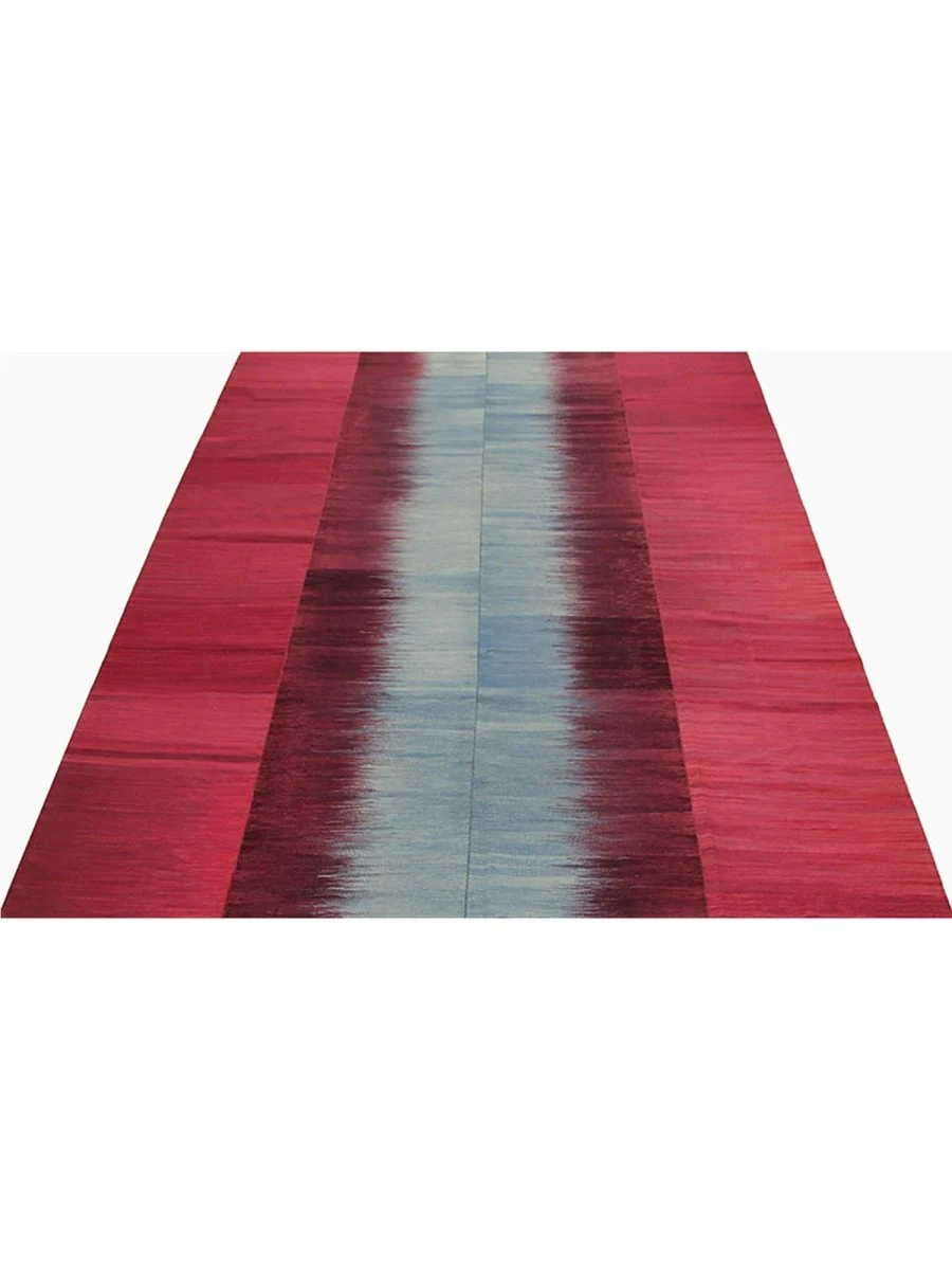 Dallas, Furniture, USD 1180,  8x10 Burgundy Blue Persian Kilim Area Rug In Dallas TX
