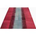 USD 1180, 8x10 Burgundy Blue Persian Kilim Area Rug In Dallas TX