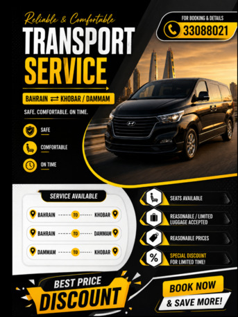 Manama, Travel, Providing Services From A 12 Seater Hyundai H1