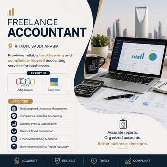 Riyadh, Accounting, Freelance Accounting