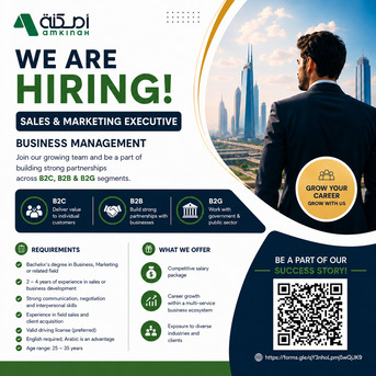 Dammam, Jobs, Sales & Marketing Executive