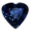 USD 1863,  Untreated 0.92 Cts. Intense Sapphires Wholesale Heart, AAAAA Quality