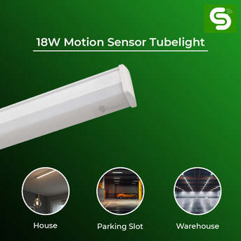 Noida, Electronics, Motion Sensor Tubelight For Home, Hallway, Parking & Corridor | T5 Dimmable LED | Esysense