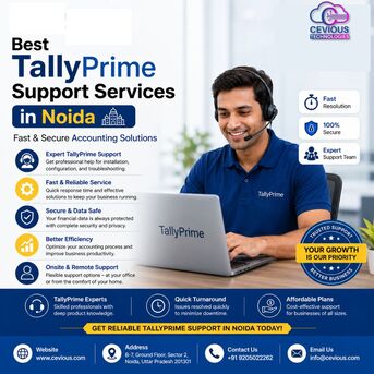 Noida, Computer, Best TallyPrime Support Services In Noida | Fast & Secure Accounting Solutions