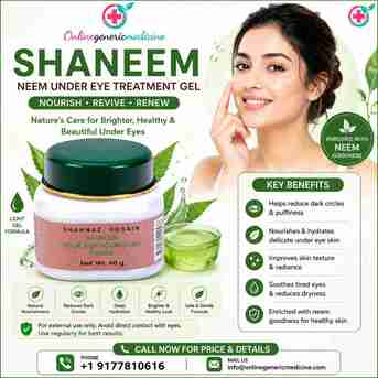 New York, Health, Shaneem Neem Under Eye Treatment Gel | Acne Medication Care | OnlineGenericMedicine