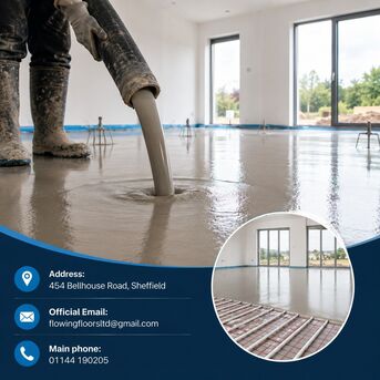 London, Construction, Precision Flowing Concrete Installation For Modern Floors