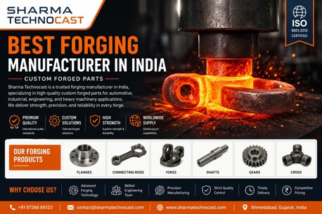 Ahmedabad, Business, Best Forging Manufacturer In India | Custom Forged Parts