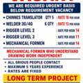 MULTIPLE POSITIONS VACANT