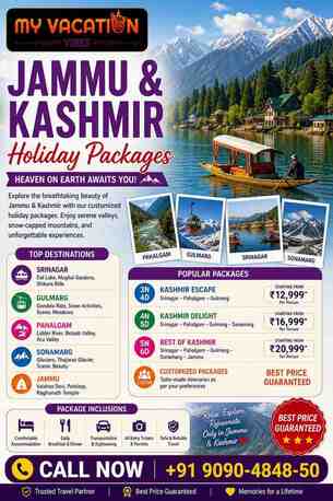 Mumbai, Travel, Jammu And Kashmir Holiday Packages