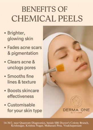 Visakhapatnam, Health, Benefits Of Chemical Peels- Derma One - Visakhpatnam