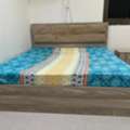 Wardrobe + Double Bed + Mattress + Side Drawers