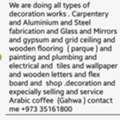 Carpentery And Decoration Work