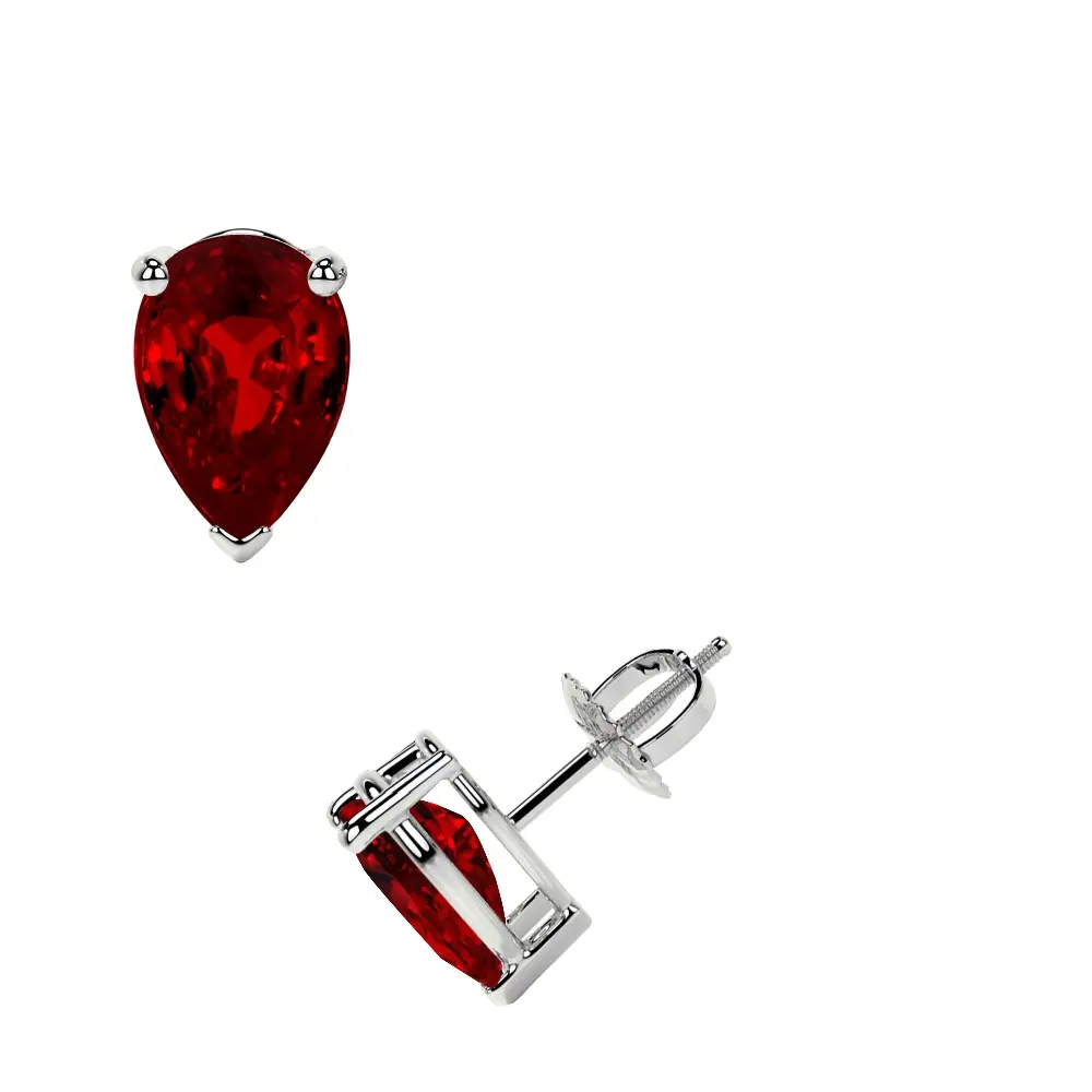 New York, Jewelry, USD 3010,  Designer Ruby Earrings For Modern Look