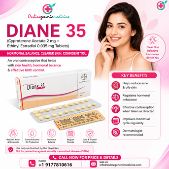 New York, Health, Diane 35 Tablets | Acne Medication Support Formula | OnlineGenericMedicine
