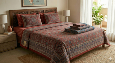 Mumbai, Household Items, INR 1499,  Double Bedsheets Online India &ndash; Soft Cotton Double Bed Sheets | Theindiglobal