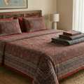 INR 1499,  Double Bedsheets Online India &ndash; Soft Cotton Double Bed Sheets | Theindiglobal