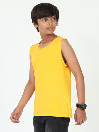 Bangalore, Wholesale Products, Kids Cotton Tank Top | 100% Cotton |  Plain Soft Comfort Fit