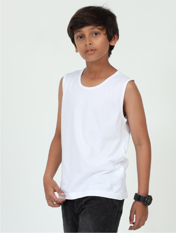 Bangalore, Wholesale Products, Kids Cotton Tank Top | 100% Cotton |  Plain Soft Comfort Fit