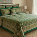 INR 1499,  Super King Bed Sheets Online &ndash; Luxury Cotton Bedding | Theindiglobal