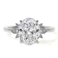 USD 2483,  Shop Diamond Engagement Rings Lab Grown Oval Shape Ring