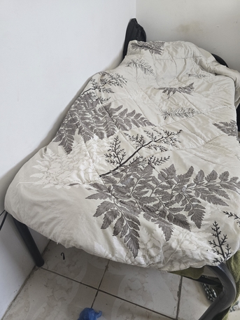 Riyadh, Furniture, SAR 850,  1 Single PersonBed Cot And 2 Chairs And Cupborad And Big Table
