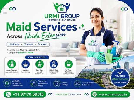 Noida, Immigration, Trusted Maid Services Across Noida Extension | Urmi Group