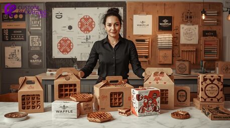 Houston, Food, USD 5,  Custom Waffle Packaging Boxes | Fresh, Branded & Food-Safe