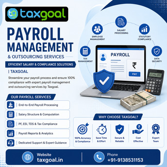 New Delhi, Business, Payroll Management & Outsourcing Services &ndash; Efficient Salary Solutions By Taxgoal