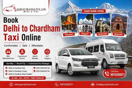 New Delhi, Guest Posting, Book Delhi To Chardham Taxi Online &ndash; Gurujitravel