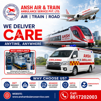 Ranchi, Health, Ansh Air Ambulance Services In Ranchi | 24/7 Emergency Medical Transport