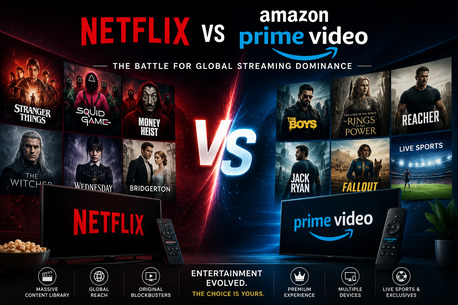 New York, Software Development, Netflix Vs Amazon Prime Video: Which Streaming Giant Leads?