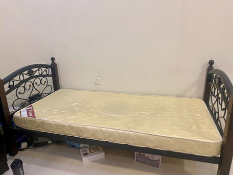 Mahooz, Furniture, BHD 16,  Two Single Bed With Mattress (used)