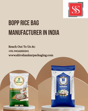 Haryana, Business, Bopp Rice Bag Manufacturer In India